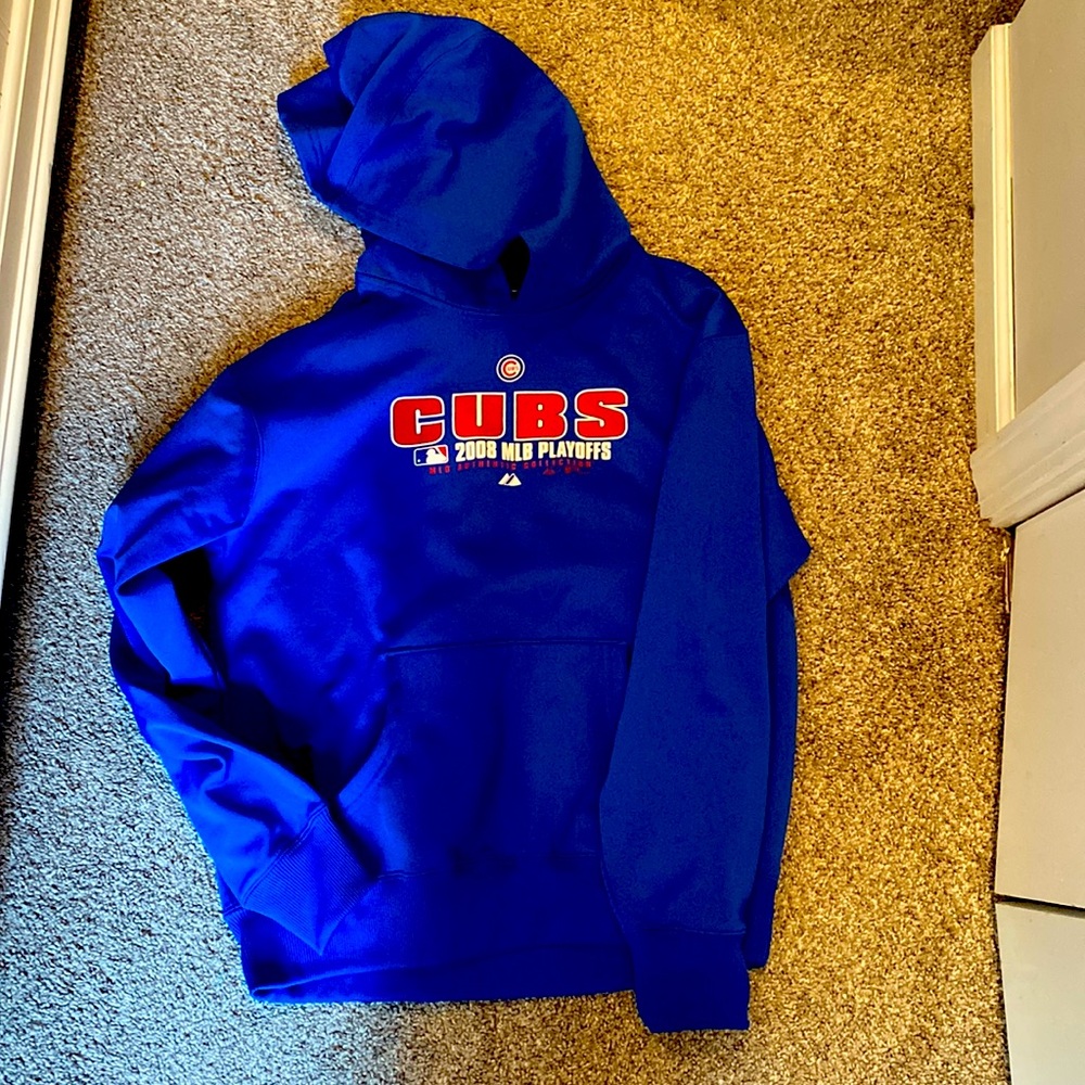 AUTHENTIC MLB Chicago Cubs Active Hooded Sweatshirt XL